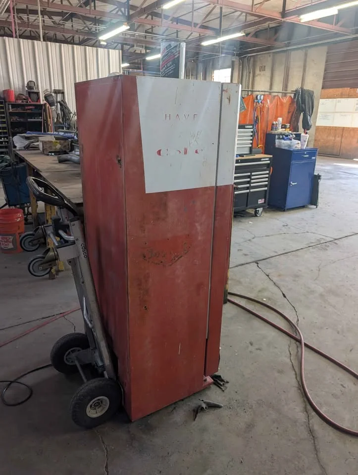 Vintage coke machine
